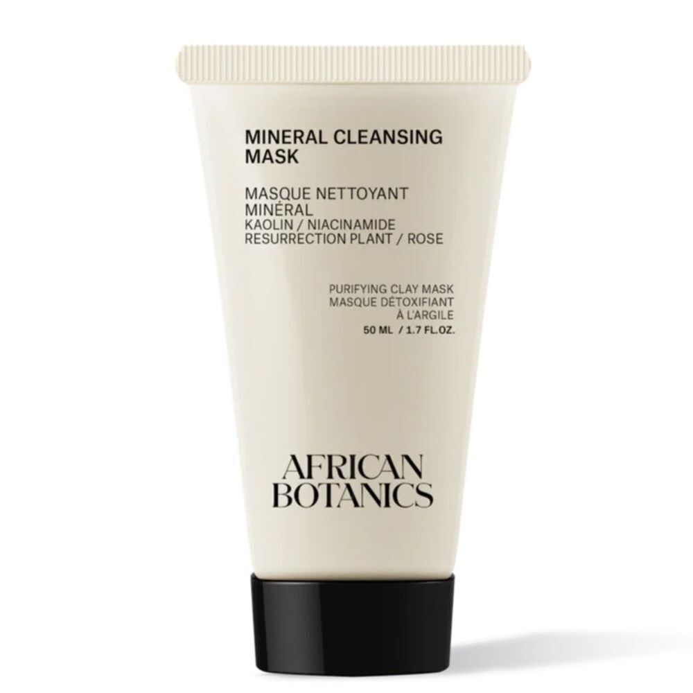 African Botanics Mineral Cleansing Mask 1.7 oz Purifying Mask New with seal